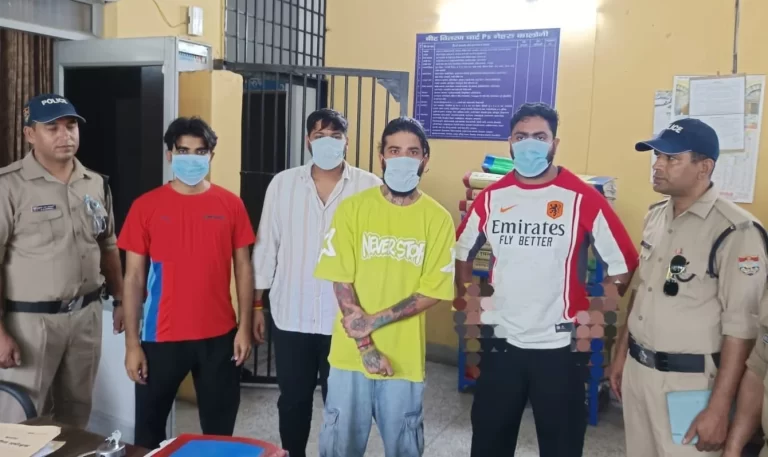 हुड़दंग पर पुलिस का शिकंजा, यू-ट्यूबर समेत चार हिरासत में